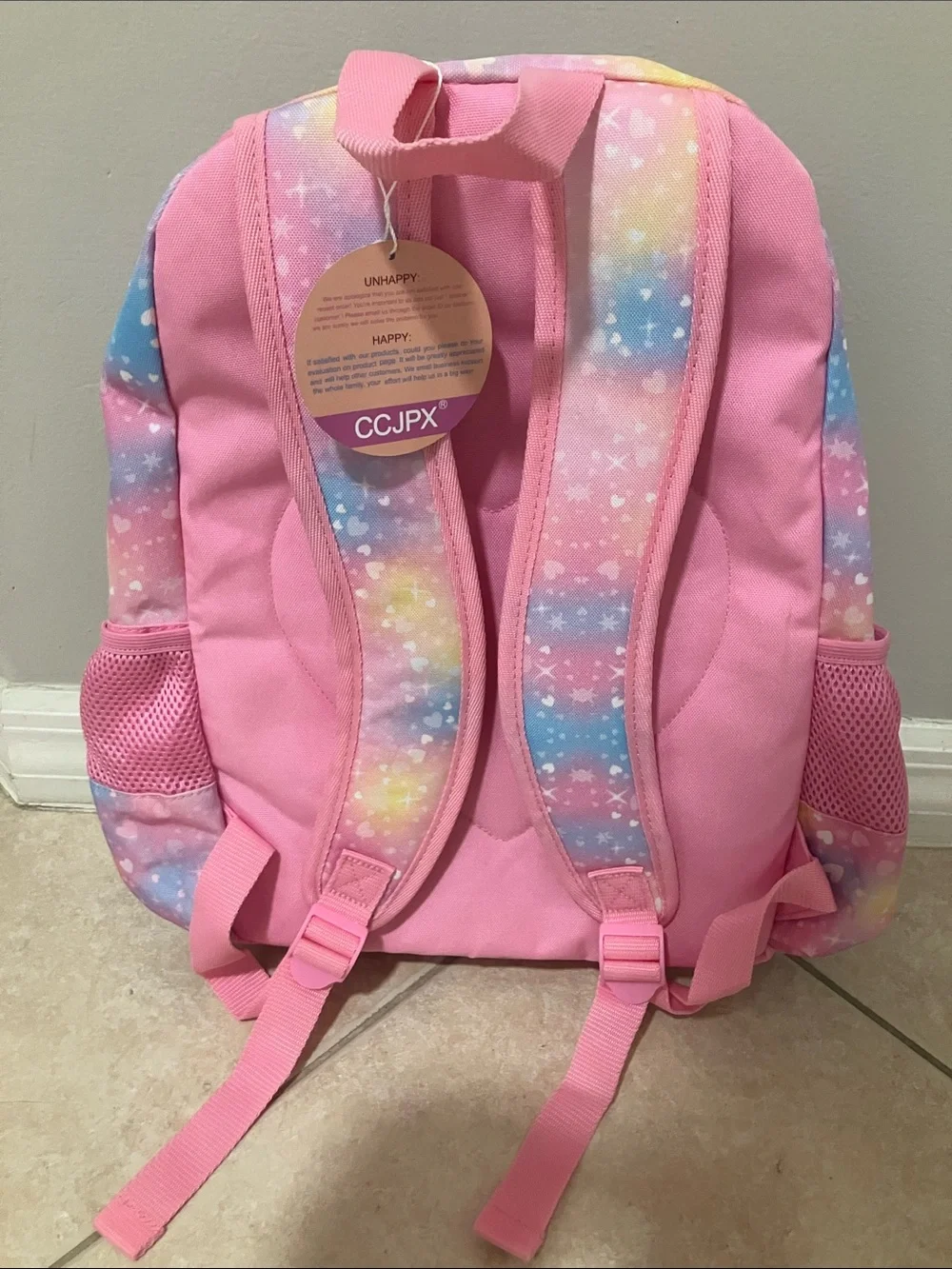 CCJPX Pink Sequin Kitten Backpack